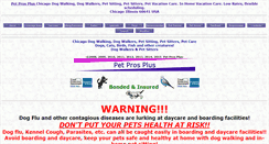 Desktop Screenshot of petprosplus.com